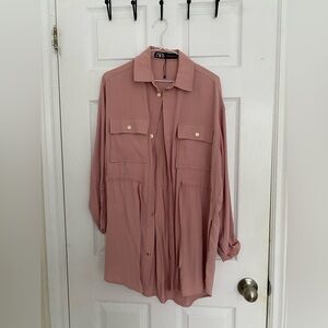 Zara Button Down Dress